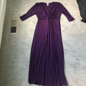 Speechless floor length plus size dress